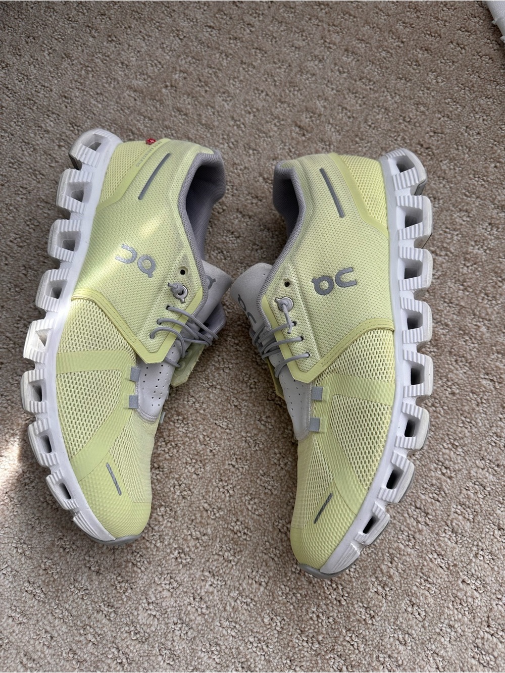On Cloud Cloud 5 Running Shoe, Men’s , Size 10, Yellow